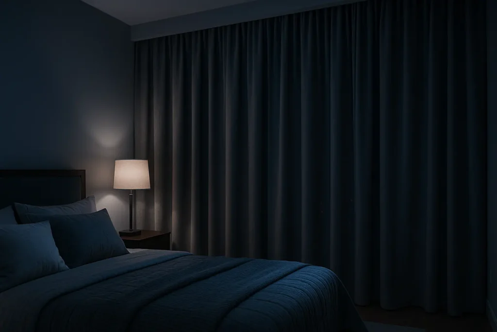 blackout soundproof curtains